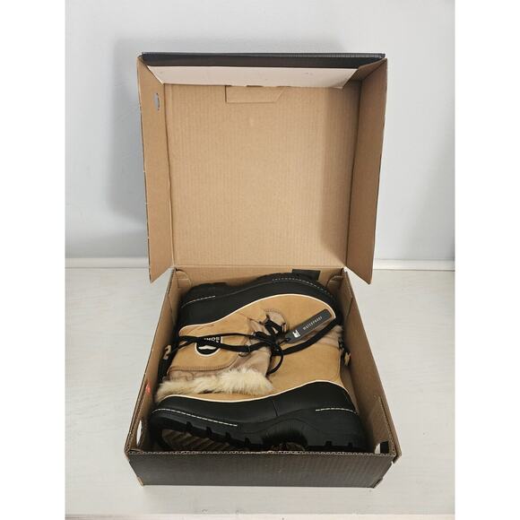 SOREL WOMEN'S TIVOLI III SHORT BOOT Sz‎ 10 CURRY/BLACK *SEE PHOTO - Markings - Picture 1 of 16